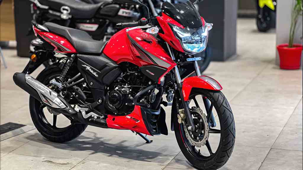 KTM की हेंकड़ी निकालने आई New अपडेट वर्ज़न में Apache RTR 160 बाइक, 61 km/l का शानदार माइलेज के साथ सिर्फ 19,999 में खरीदें